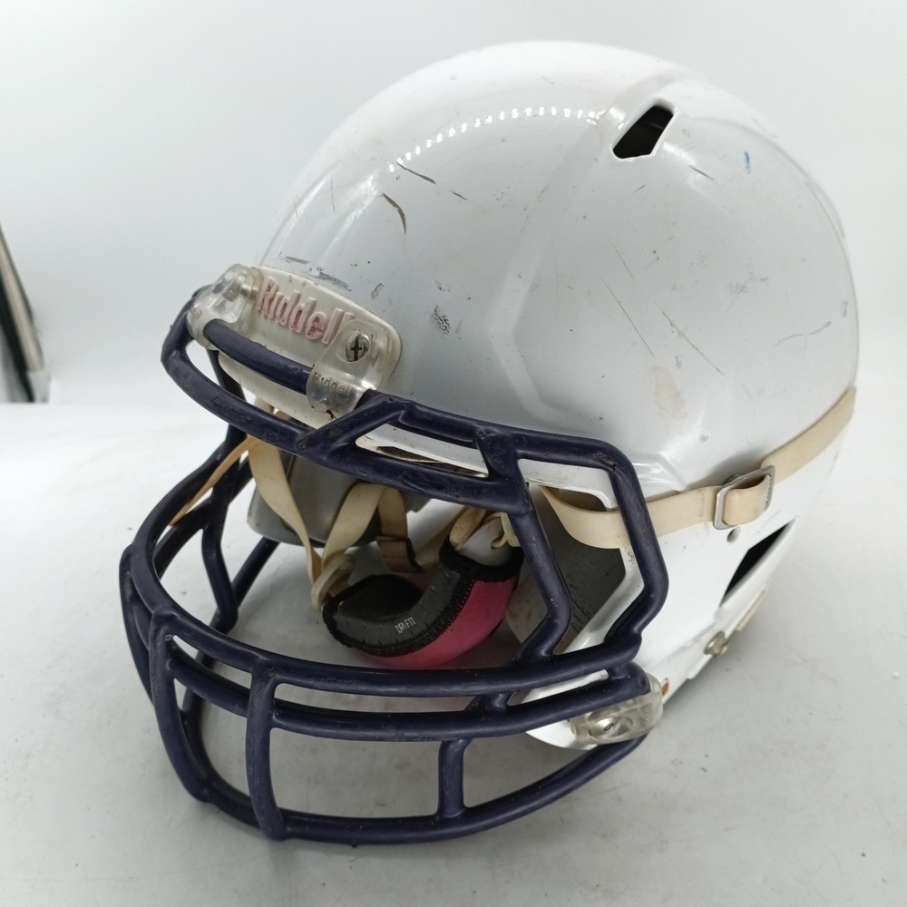 Riddell Revolution Speed Classic Youth Football Helmet White Purple Size Large